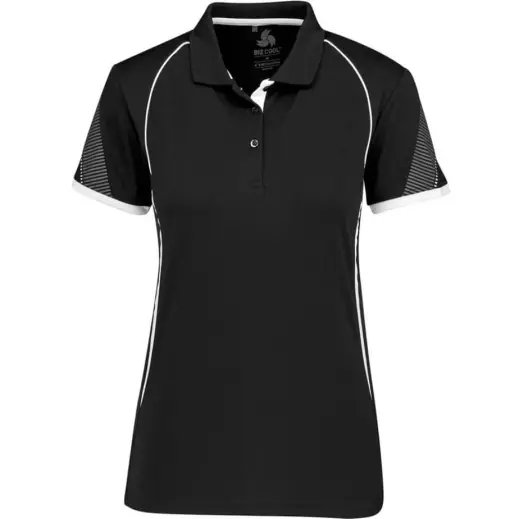 Ladies Razor Golf Shirt Black